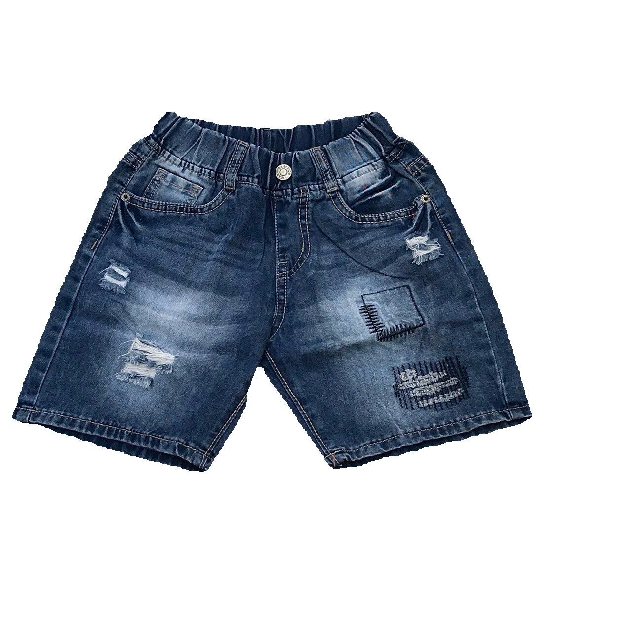 Quần short jean cotton cao cấp cho bé trai