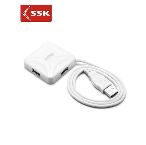 HUB chia cổng USB 2.0 SSK SHU027 từ 1 ra 4 cổng (Màu Random) - Nhất Tín Computer