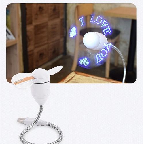 Quạt tạo chữ i love you cổng usb