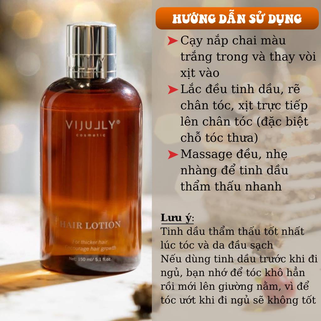 Tinh Dầu Bưởi Vijully Kích Thích Mọc Tóc 150ml