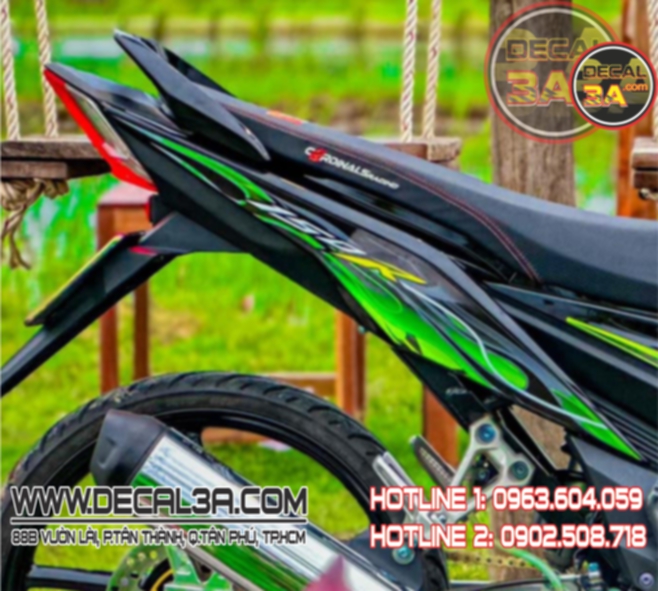 Sonic blade 150R solid banana decal