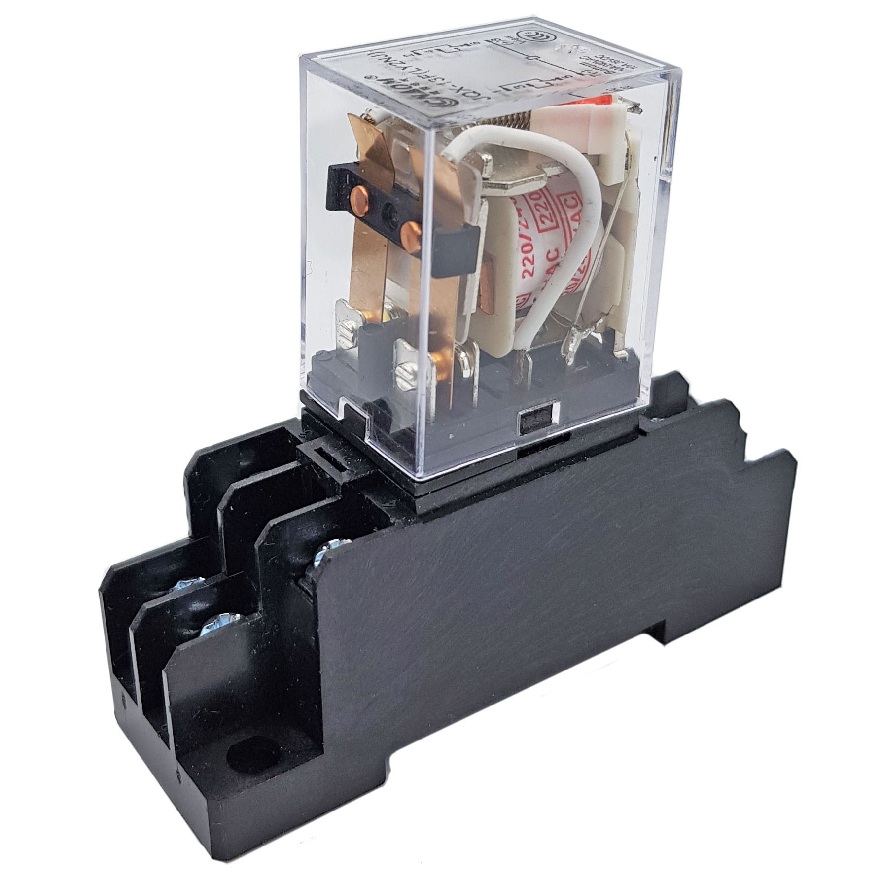 Relay trung gian HH62P 12VDC, 12VAC, 24VDC, 220VAC