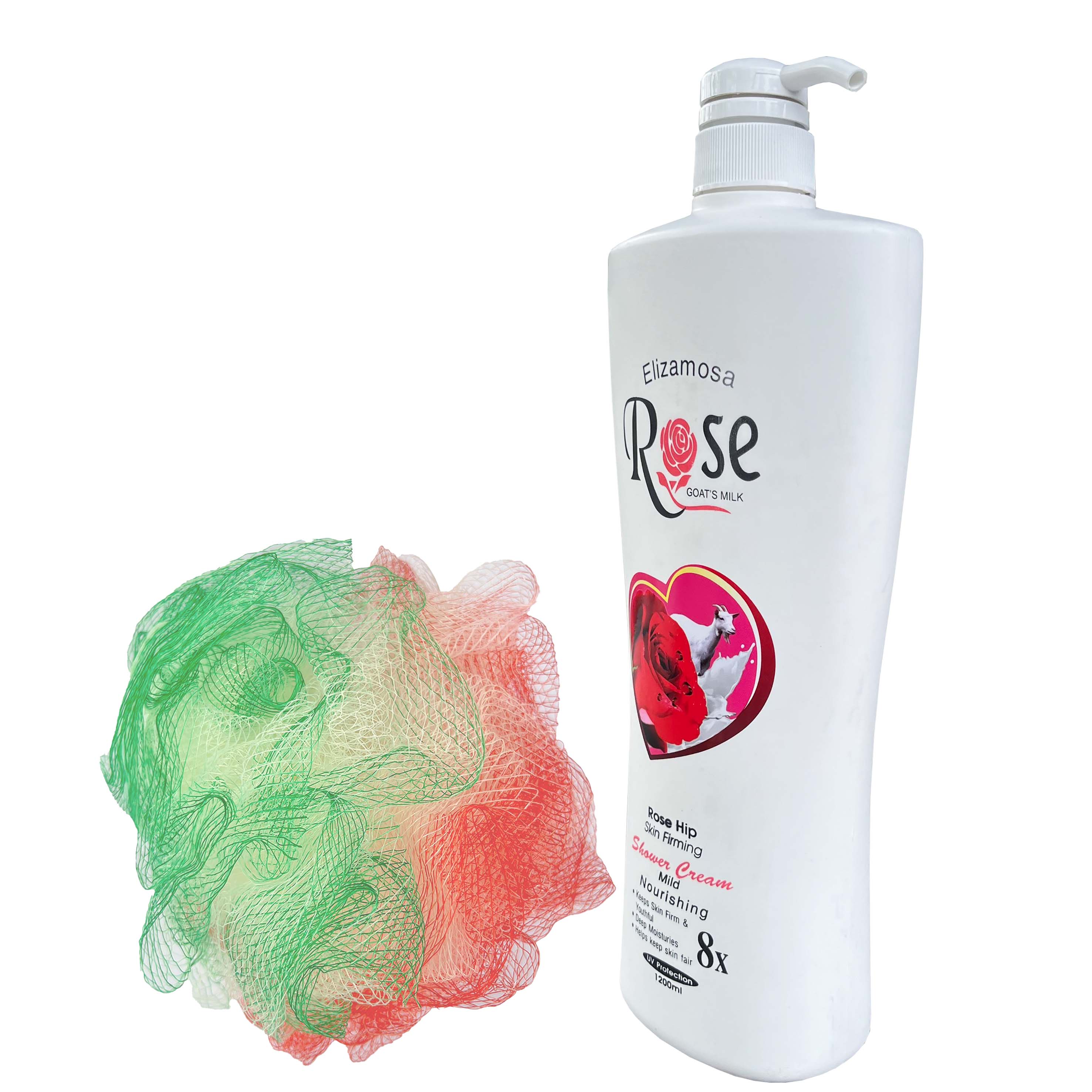 Sữa Tắm Dê Rose 1200ml | Sữa Tắm Trắng Da