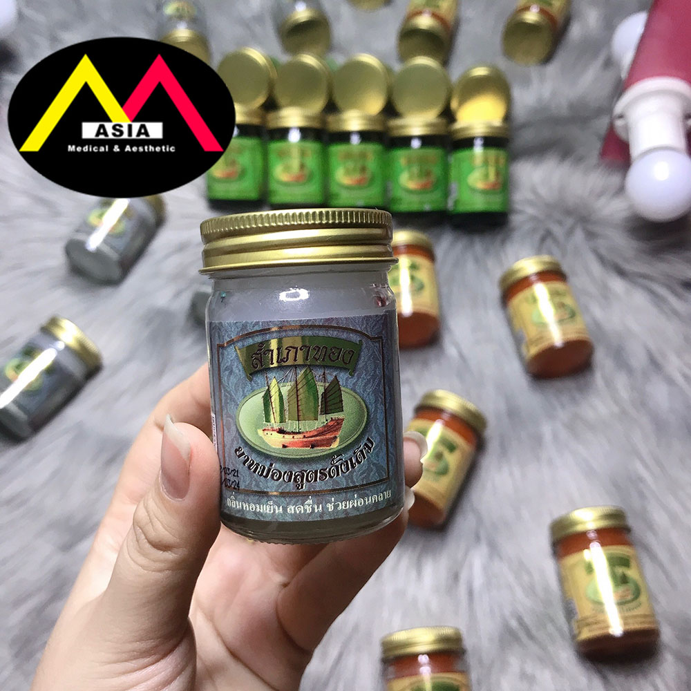 Dầu cù là cánh buồm xoa bóp đau lưng nhức mỏi say tàu xe giữ ấm cơ thể thái lan 50g