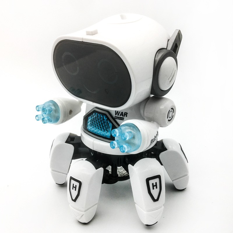 [HCM]ĐỒ CHƠI MÔ HÌNH ROBOT 6 CHÂN PHÁT NHẠC