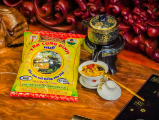 Trà Cung Đình Đức Phượng g8 Huế 500g giúp ngủ ngon, giảm căng thẳng