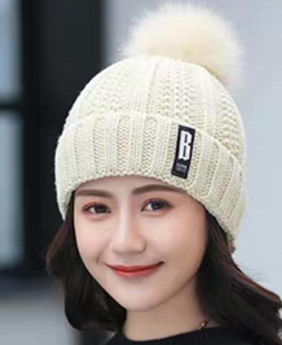 Nón len nữ - mũ len nữ lady thời trang hàn quốc