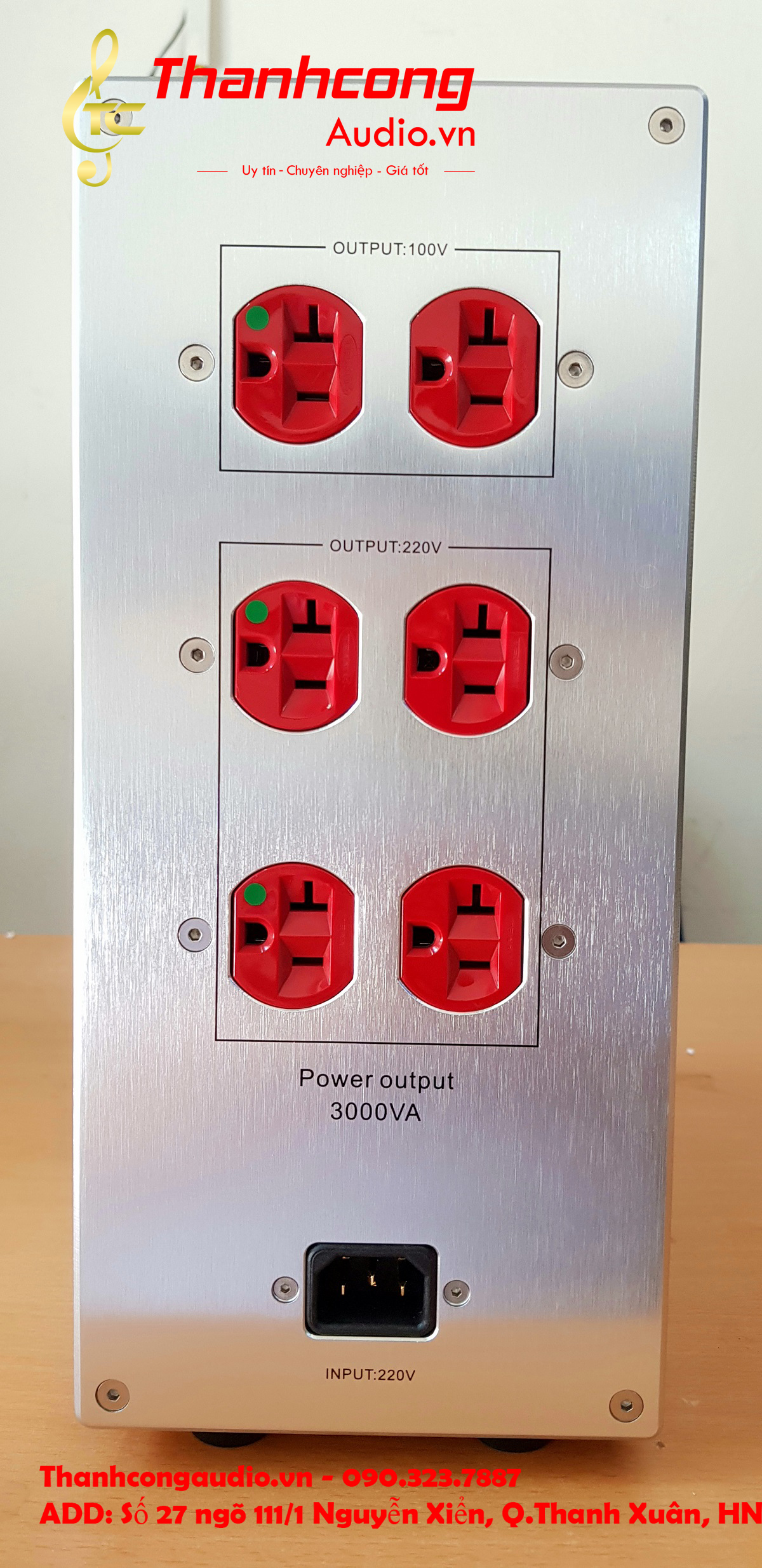 Biến áp cách ly PLITRON Salzer CANADA 3000w ( P-3KV).