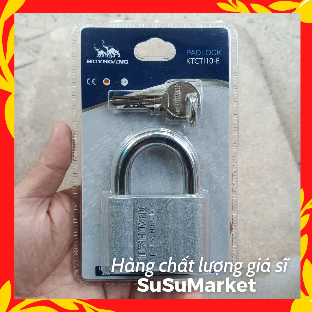 Ổ KHOÁ HUY HOÀNG 6 PHÂN [CHÍNH HÃNG]
