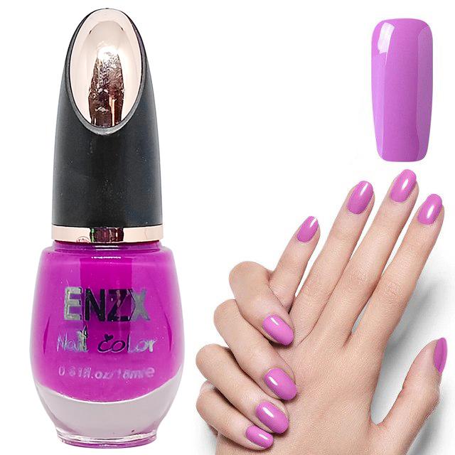 Sơn móng tay siêu sang Enzx Nail Color Hàn Quốc 18ml (Tím ovan) tốt nhất