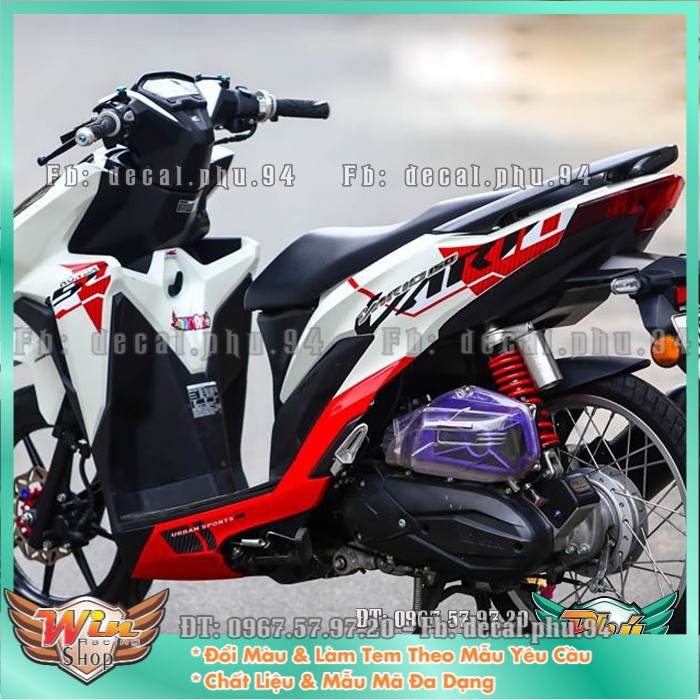 Tem rời Vario INDo xe trắng