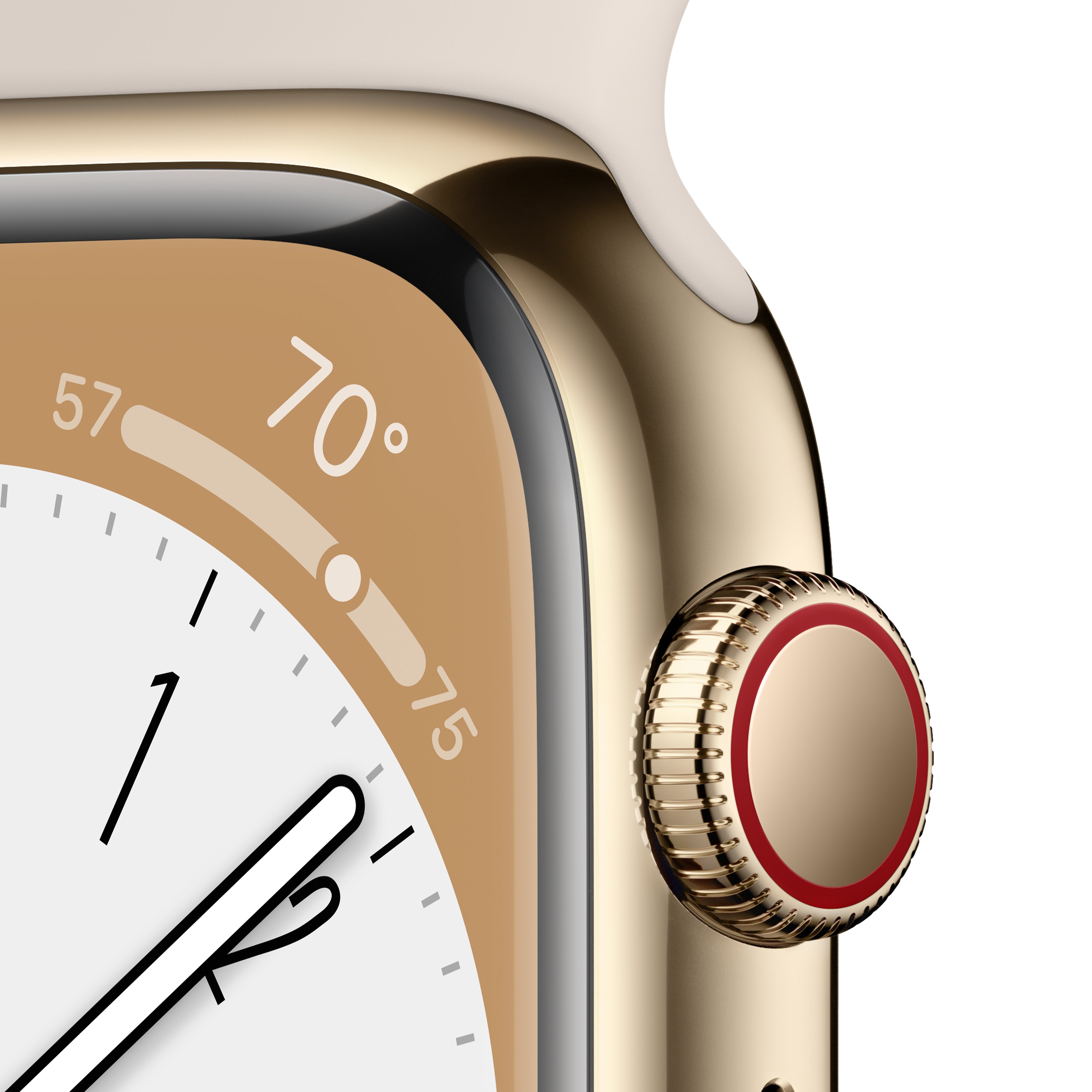 Apple Watch Series 8 GPS + Cellular Viền Thép Với Dây Cao Su - Hàng Chính Hãng