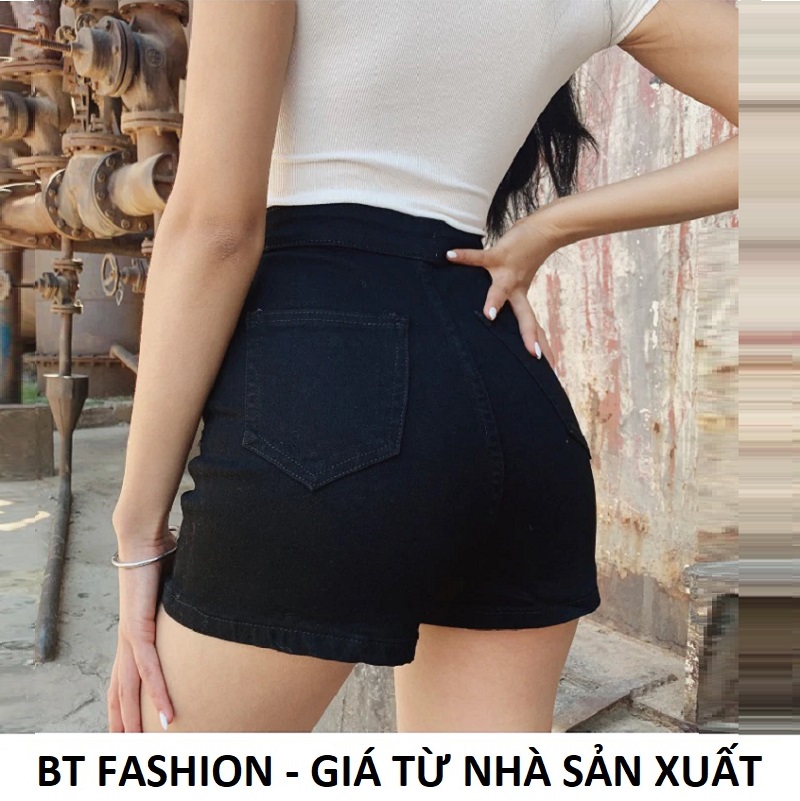 Quần Đùi Sọt Nữ Kaki Coton Co Dãn Thời Trang - BT Fashion (SO03,).