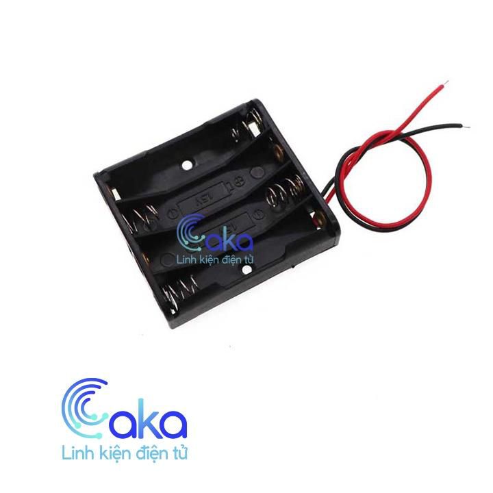 Đế Pin AA Loại 1 Pin – Đế Gắn Pin Tiểu 1.5V Cho Mạch Điện Tử DIY
