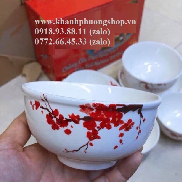 [HCM]bộ chén tô dĩa sứ - chén tô dĩa sứ