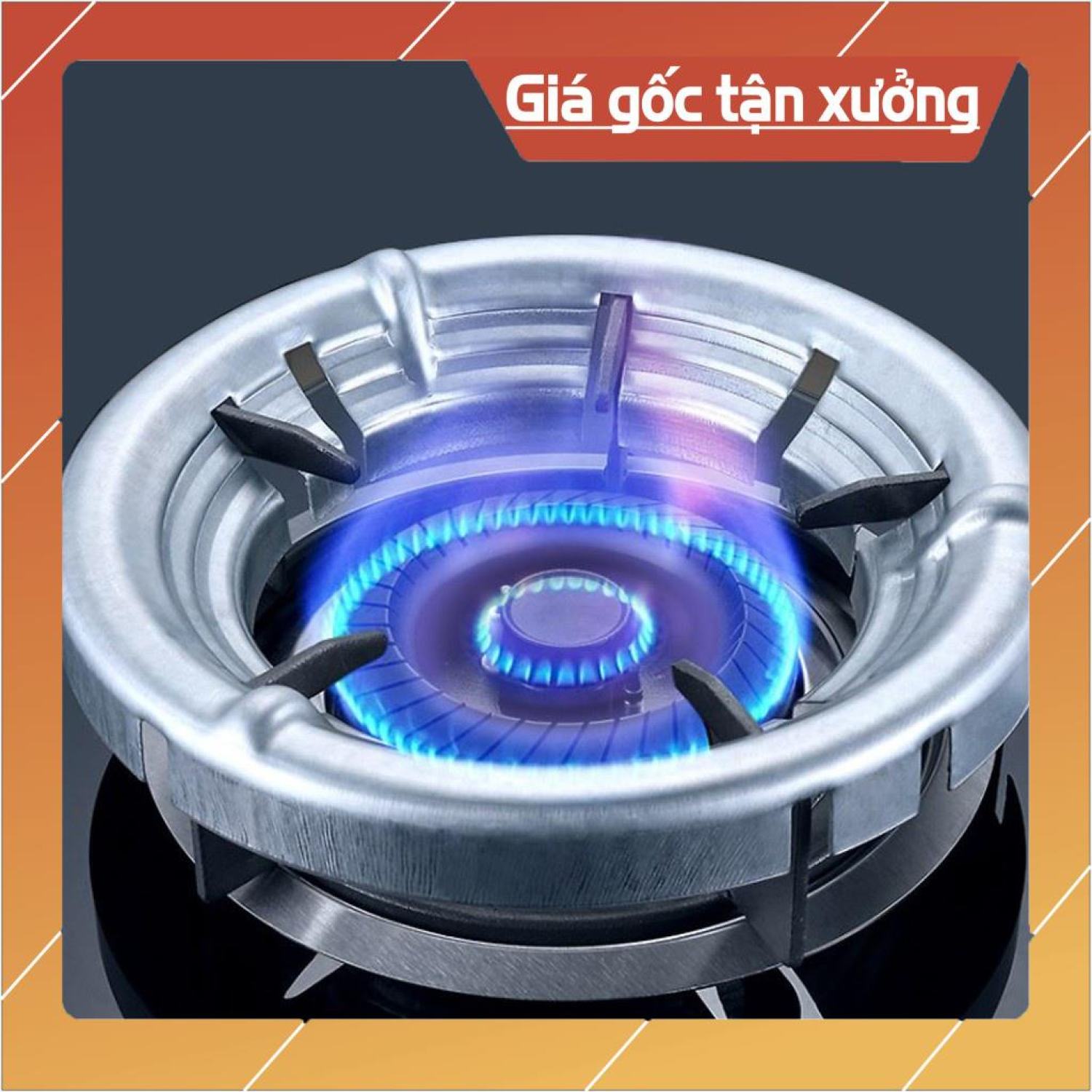 Windproof gas stove and heat sink stand for all types of gas hobs