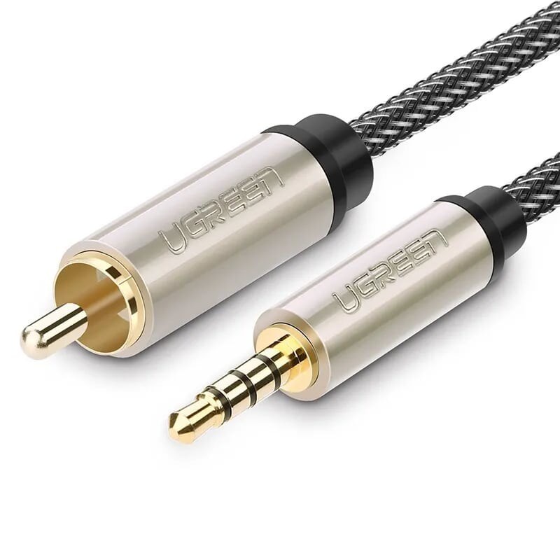 Cáp audio 3.5mm to rca coaxial dài 2m ugreen 20733
