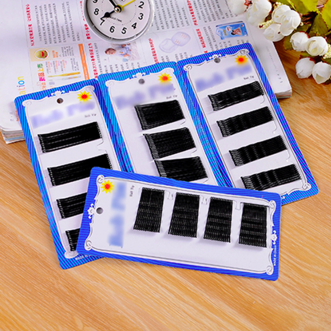 VỈ CẶP GHIM ĐEN CÀI TÓC CHO BÉ