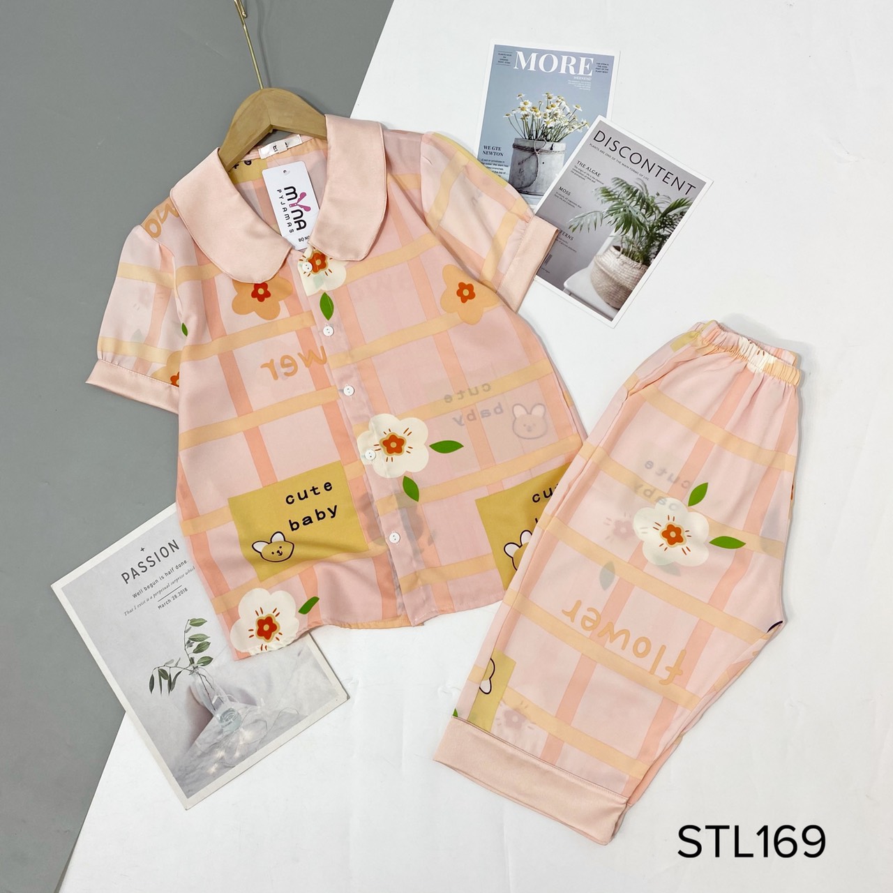 Bộ lụa mango lửng lụa cao cấp có size
