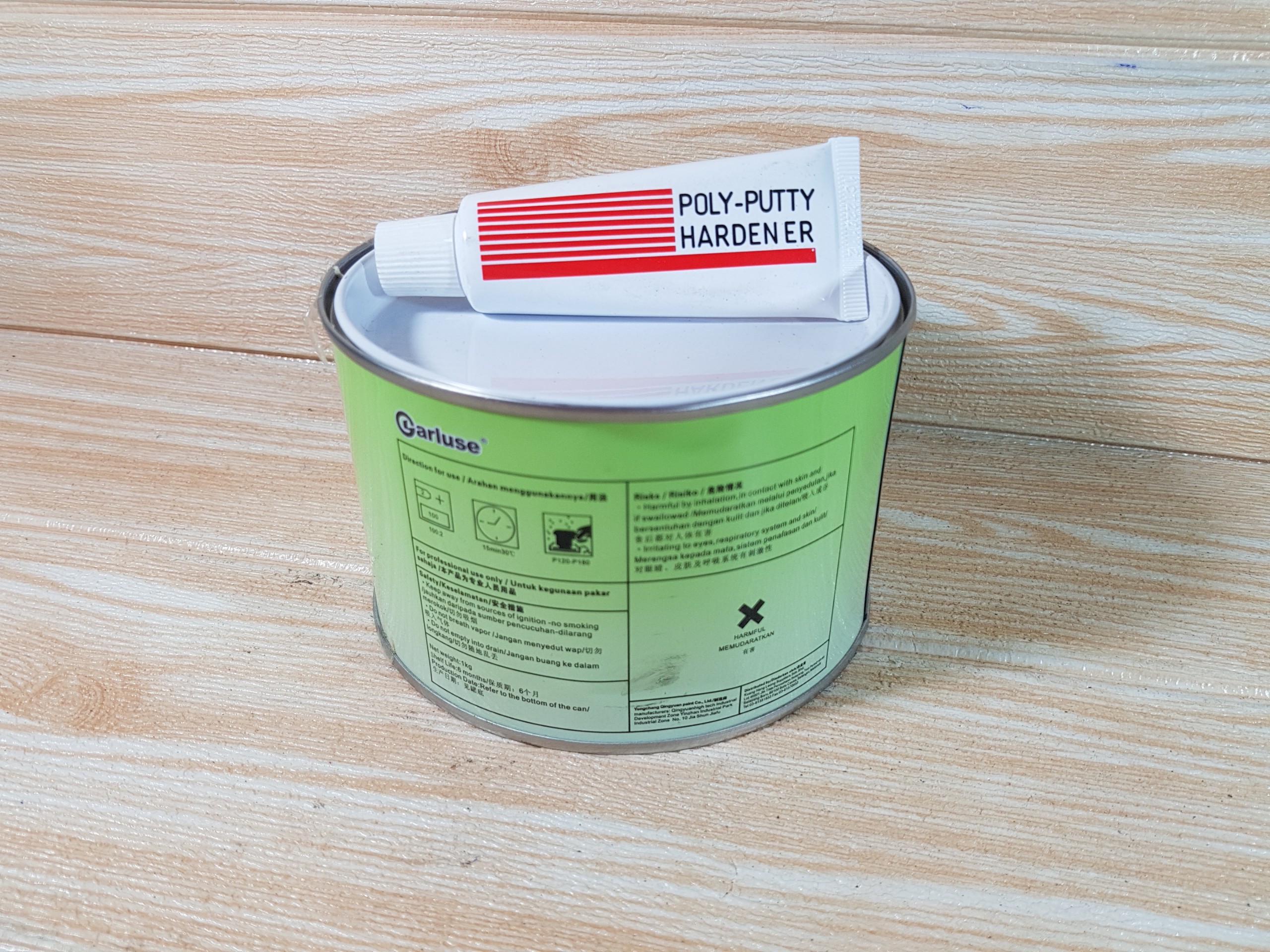 BỘT MATIT / BỘT BẢ KIM LOẠI GARLUSE 380 [LOẠI TỐT] 1KG + CHẤT CỨNG