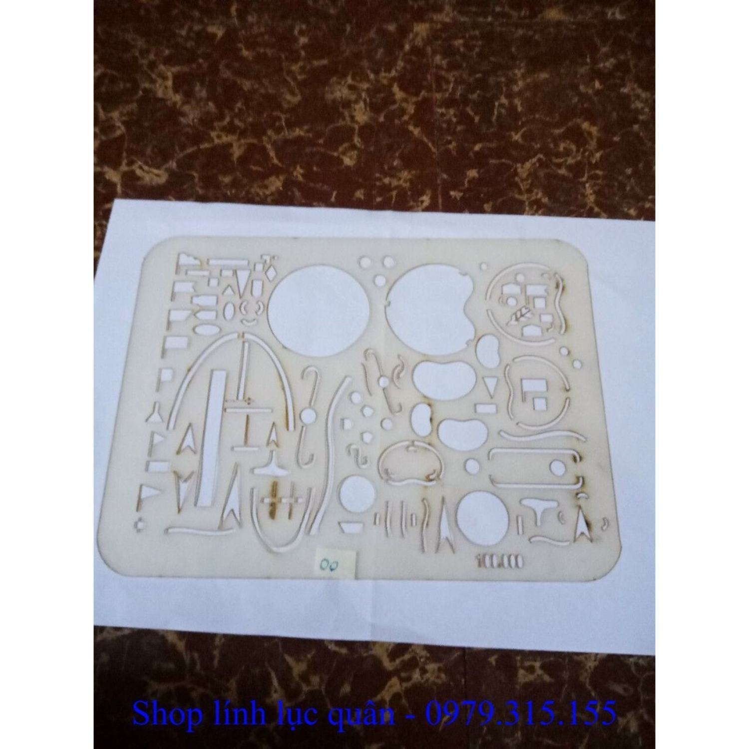 Thước chỉ huy tham mưu mẫu 1 (24x32cm)