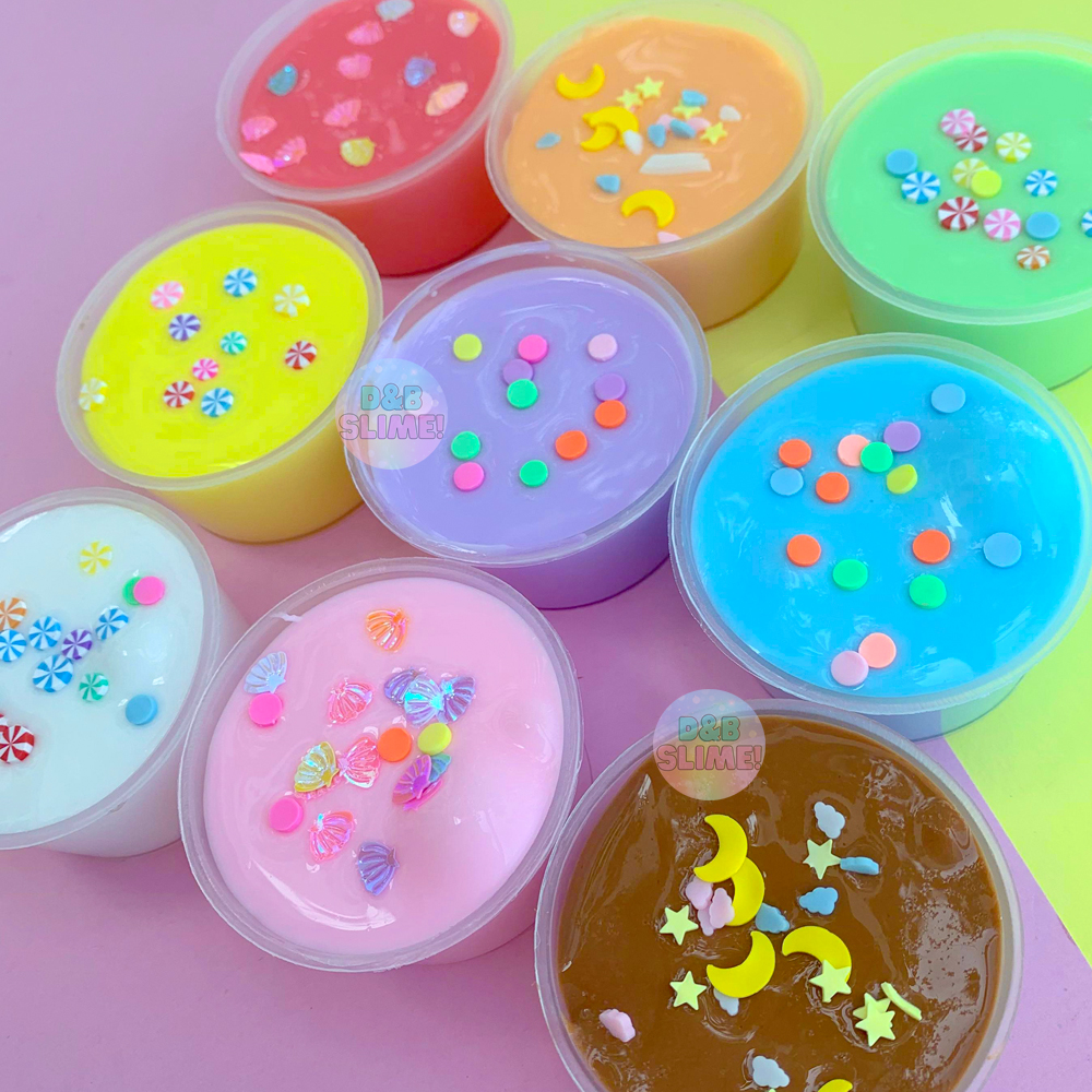 Basic Slime Hũ Bánh Flan - ĐƯỢC CHỌN MÀU CÓ KÈM CHARM