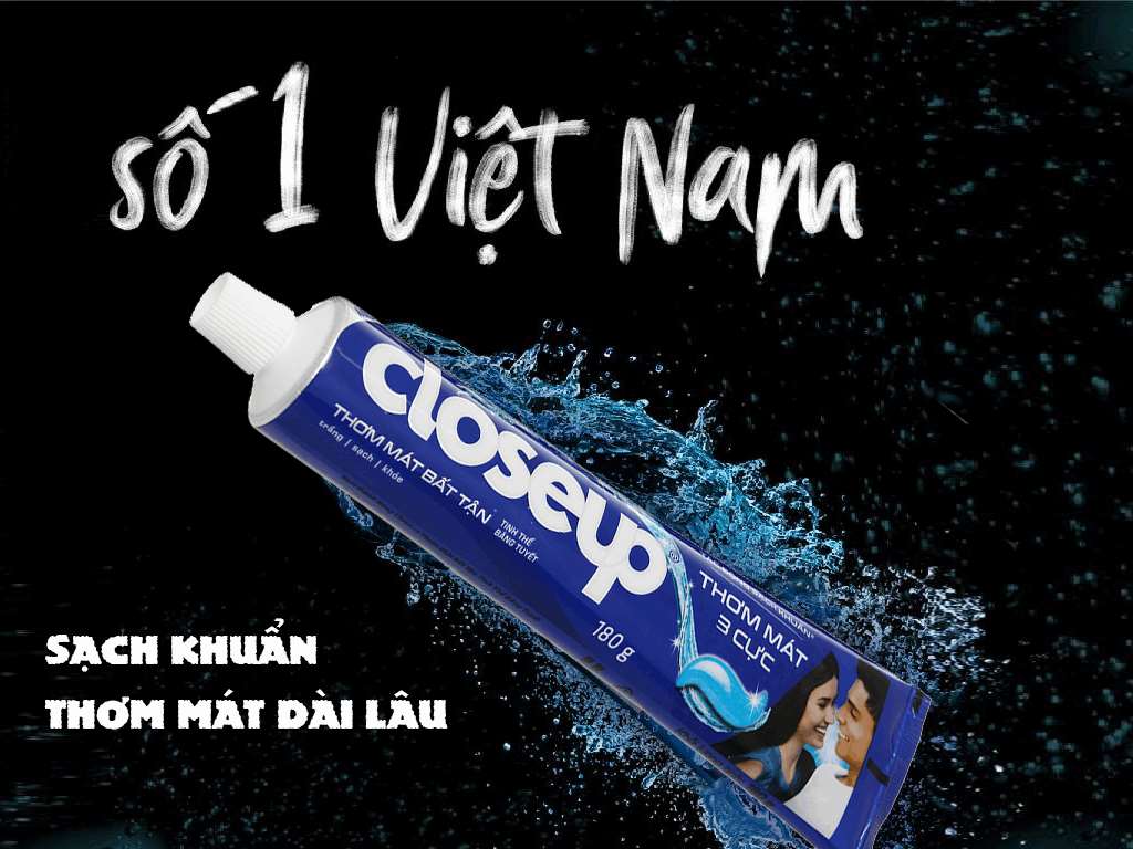 [TẶNG 3 CÂY KĐR 30G] Combo 2 cây Kem đánh răng Closeup 180g