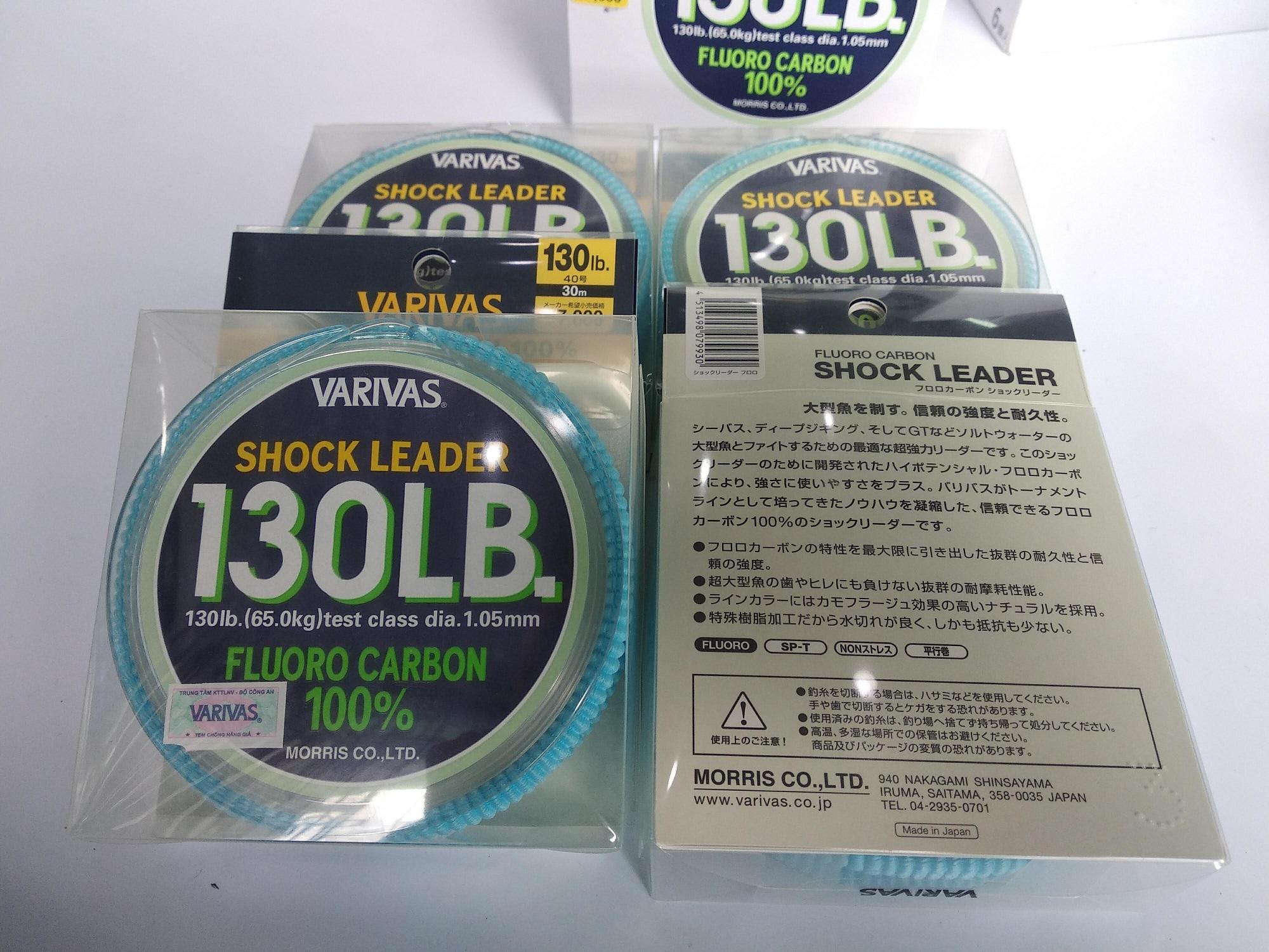 Dây Câu Cá Varivas Shock Leader Fluorocarbon - 30m - Nhiều Size