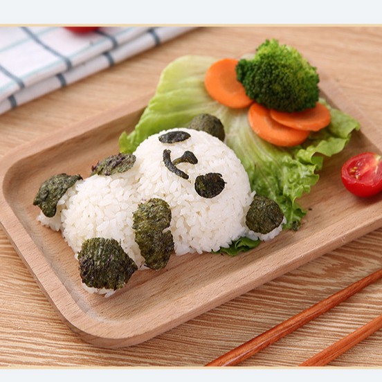Khuôn Bento Ép Cơm Gấu Trúc Siêu Yêu