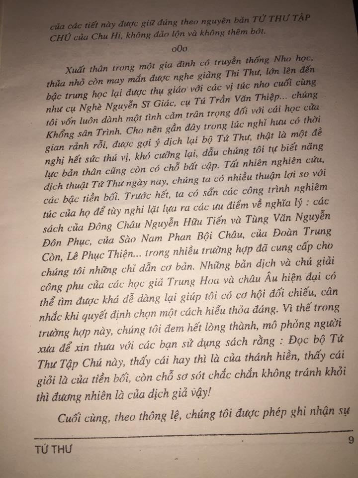 Sách Tứ Thư Tập Chú
