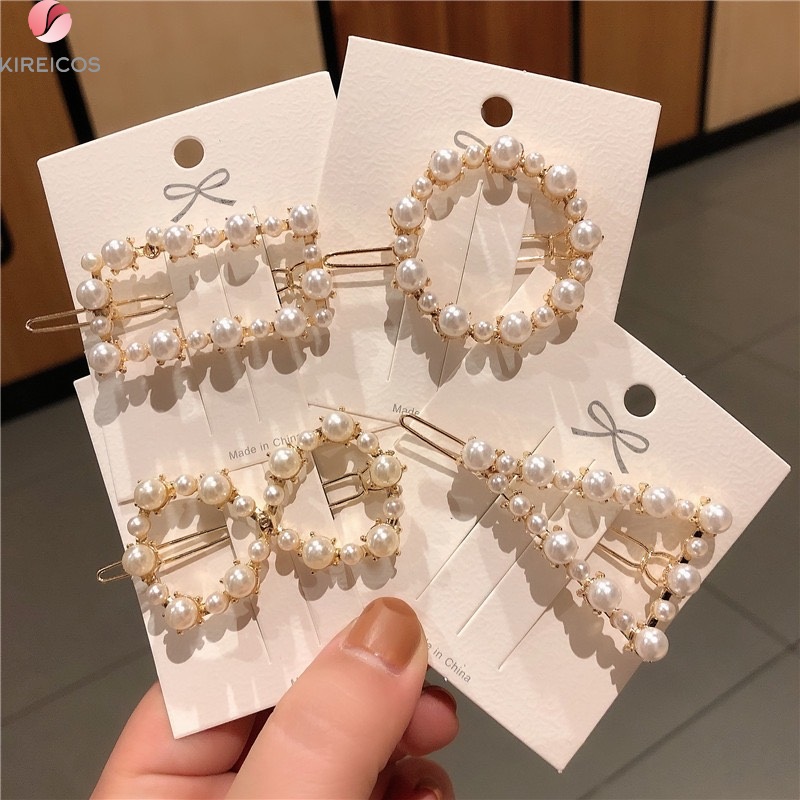 Kẹp tóc đính hạt châu hot trend hàn quốc - giao mẫu ngẫu nhiên