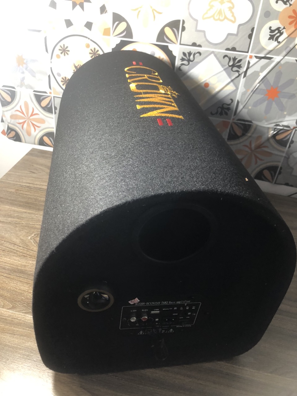 Loa crown số 10 đế tròn bluetooth( có 12v hoặc 24v và 220V) Max 200W. Bh 06 tháng