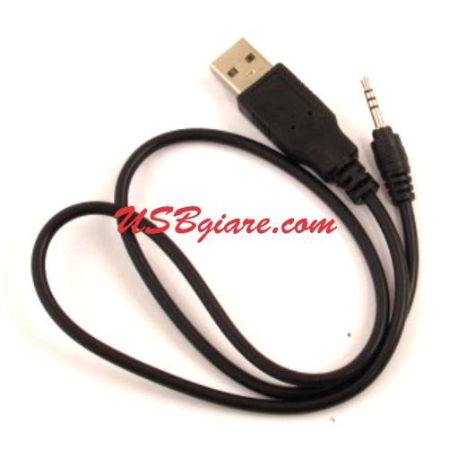 CÁP SẠC TAI NGHE BLUETOOTH JBL SYNCHROS JACK 2.5MM TO USB