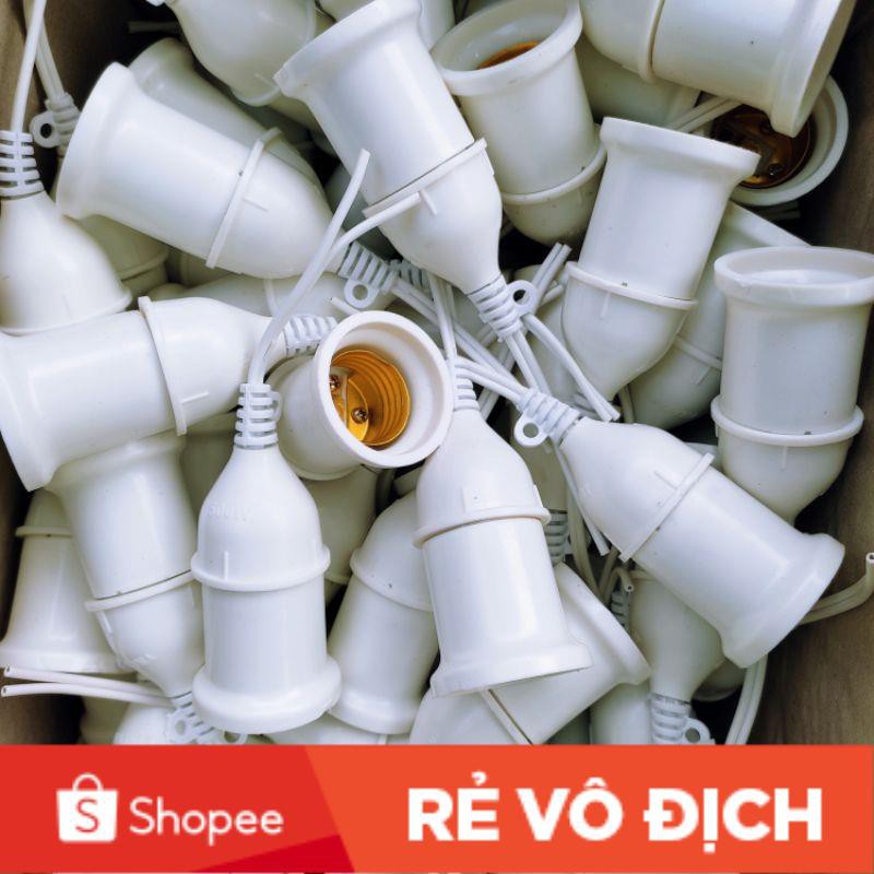 Đui đèn chống nước chât lượng cao - đui treo xoáy e27.