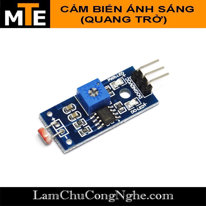 Mạch cảm biến ánh sáng quang trở CDS - Module arduino