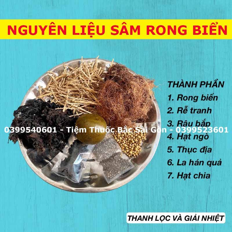 [HCM]10 Gói Sâm Rong Biên Nấu 10 Lít Nước
