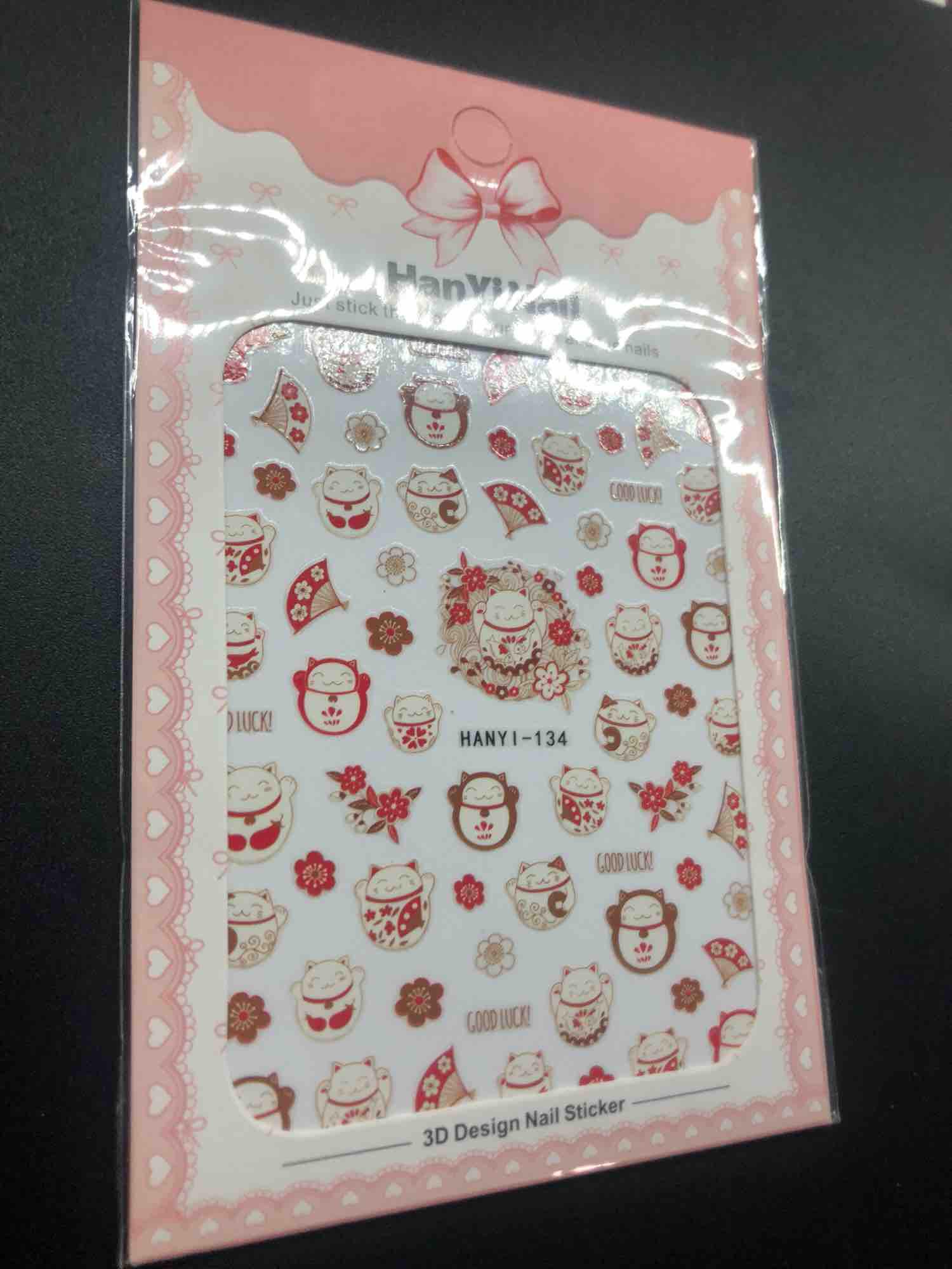 Sticker dán móng mẫu thần tài