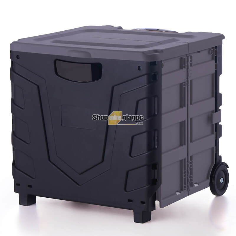 Thùng Đựng Đồ Gấp Gọn Có Bánh Xe Kéo Tiện Dụng