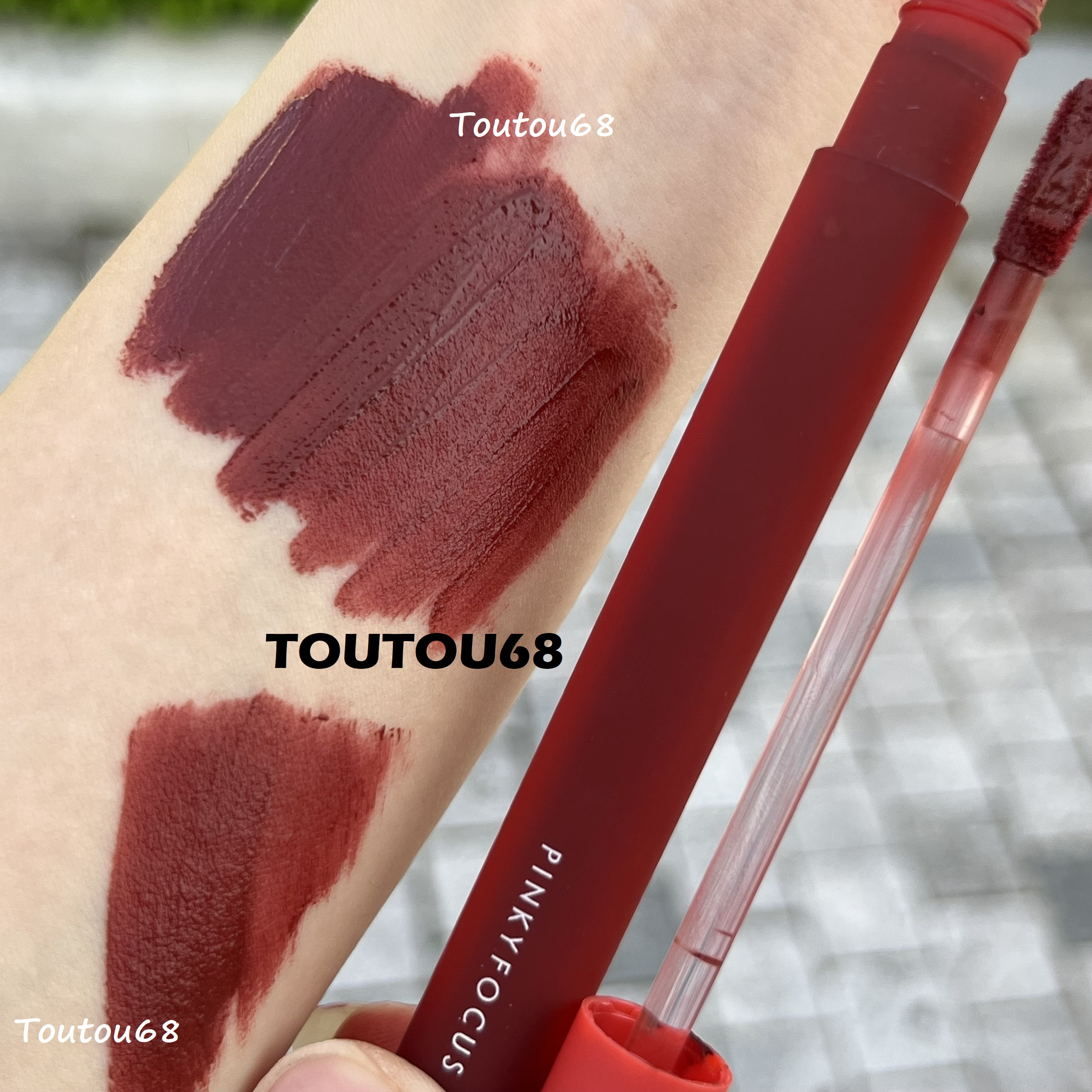 Son Fruit Lip Gloss đỏ nâu( Ảnh thật shop chụp)