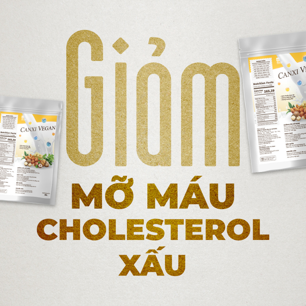 CANXI VEGAN 50g - Bột ngũ cốc đậu hạt rau củ