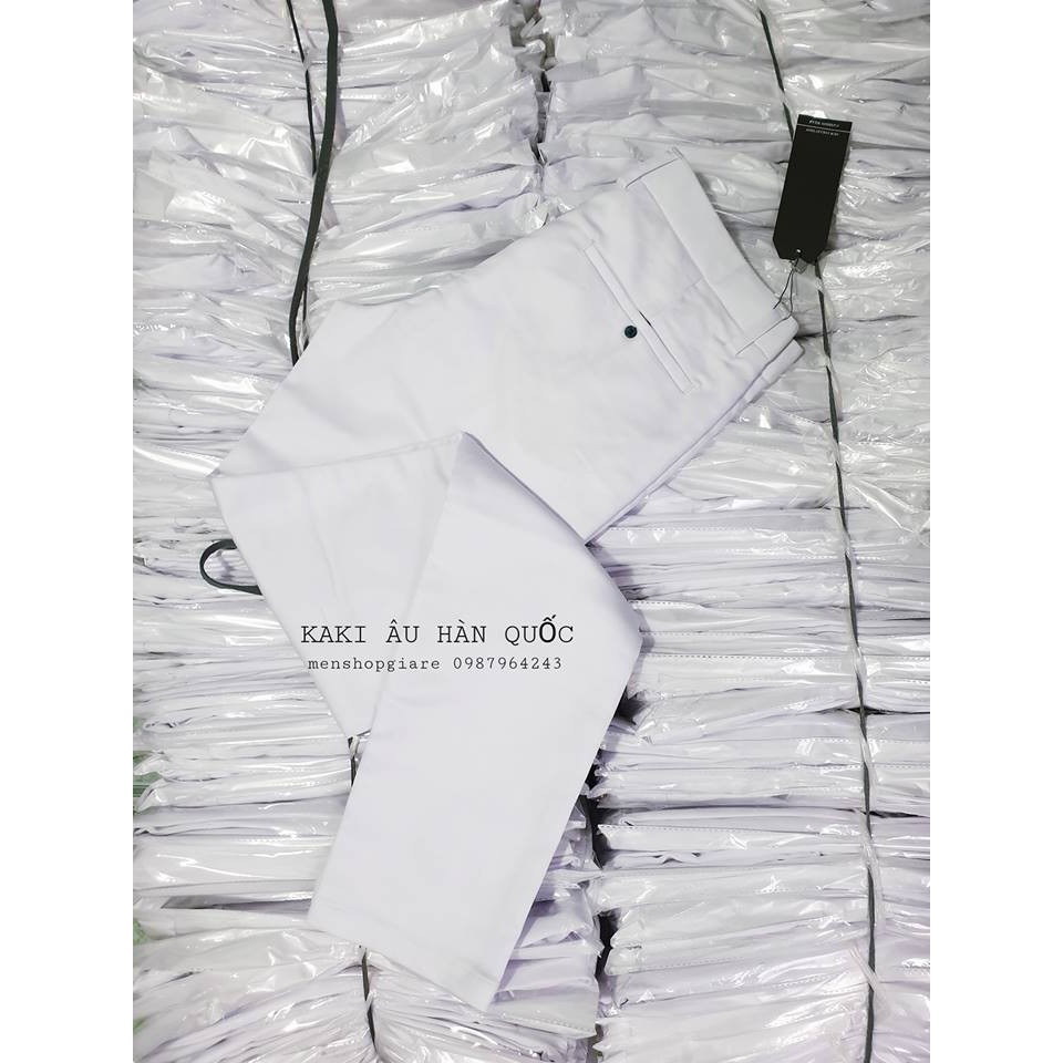 [HCM]KAKI ÂU HÀN QUỐC - MÀU TRẮNG TINH