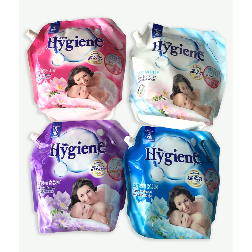 [HCM]NƯỚC XẢ VẢI HYGIENE 1800ML THÁI LAN [MÀU XANH LÁ ]