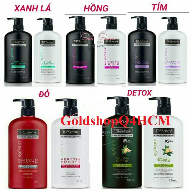 (HCM, HSD 2025) Bộ dầu gội & xả Tresemme 450ml Thái Lan (2 chai)