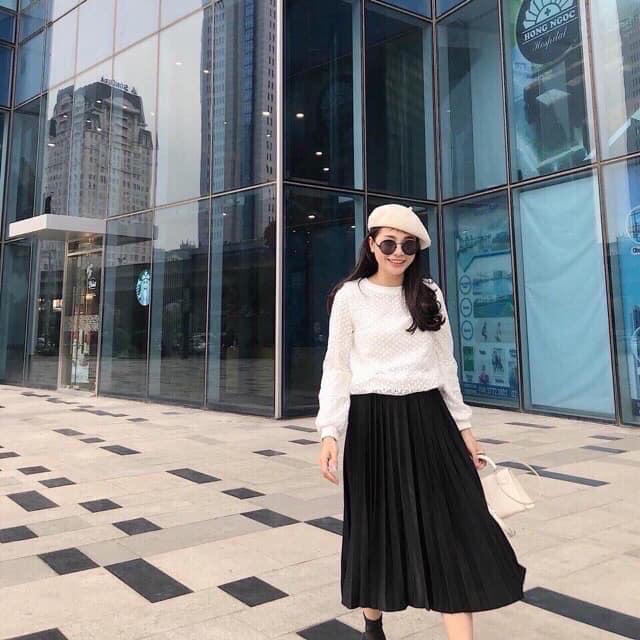 Chân Váy Xếp Li Hàn Basic