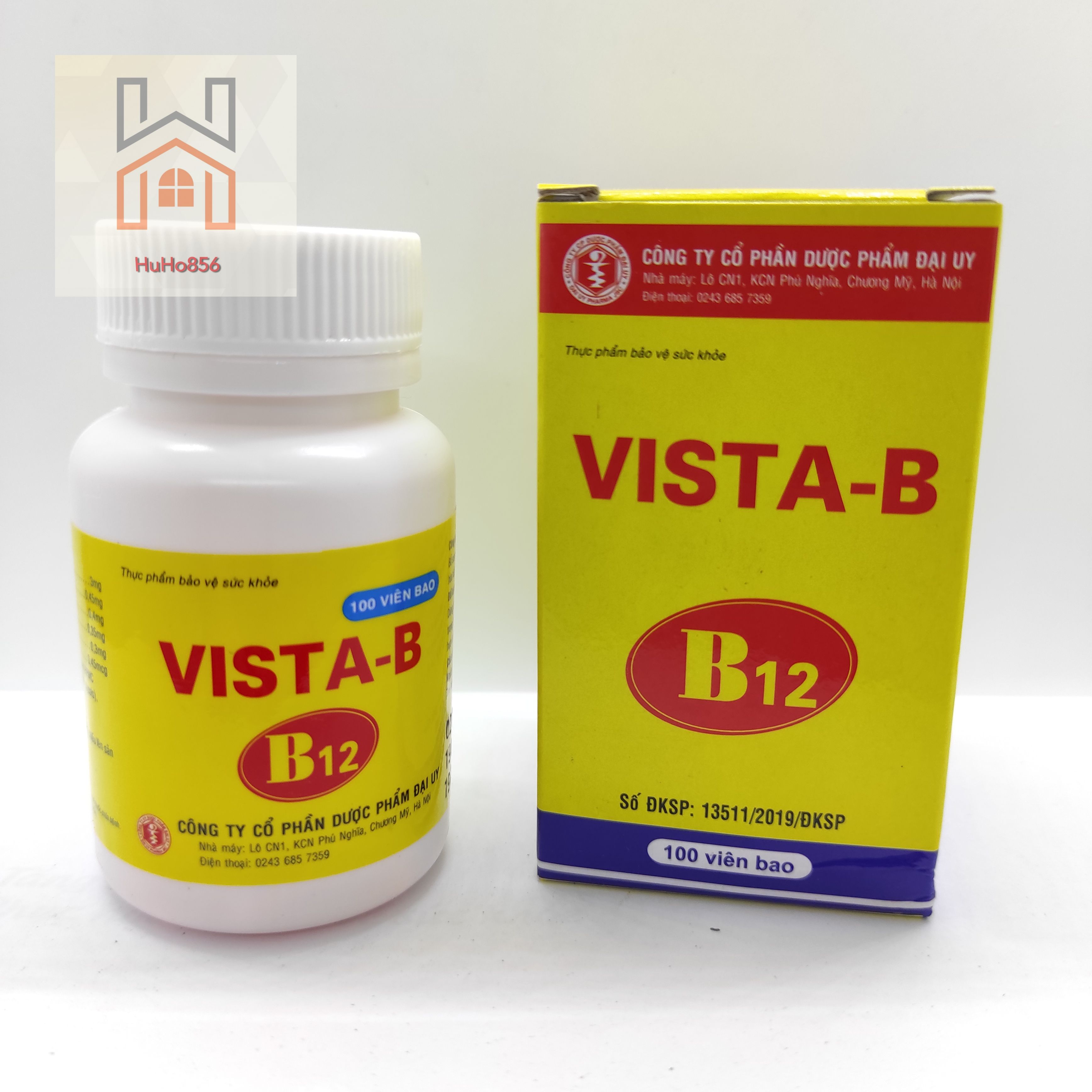 Vista b b12 - lọ 100 viên - bổ sung vitamin nhóm b