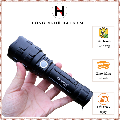 Đèn pin siêu sáng kim loại cứng cầm tay chắc chắn HN15-T40