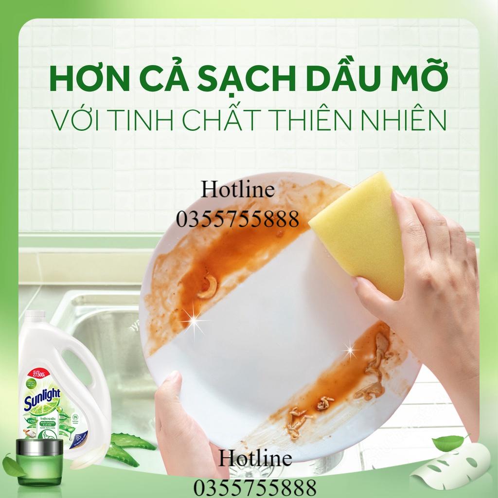 Nước rửa chén Sunlight Thiên nhiên can 3,6kg
