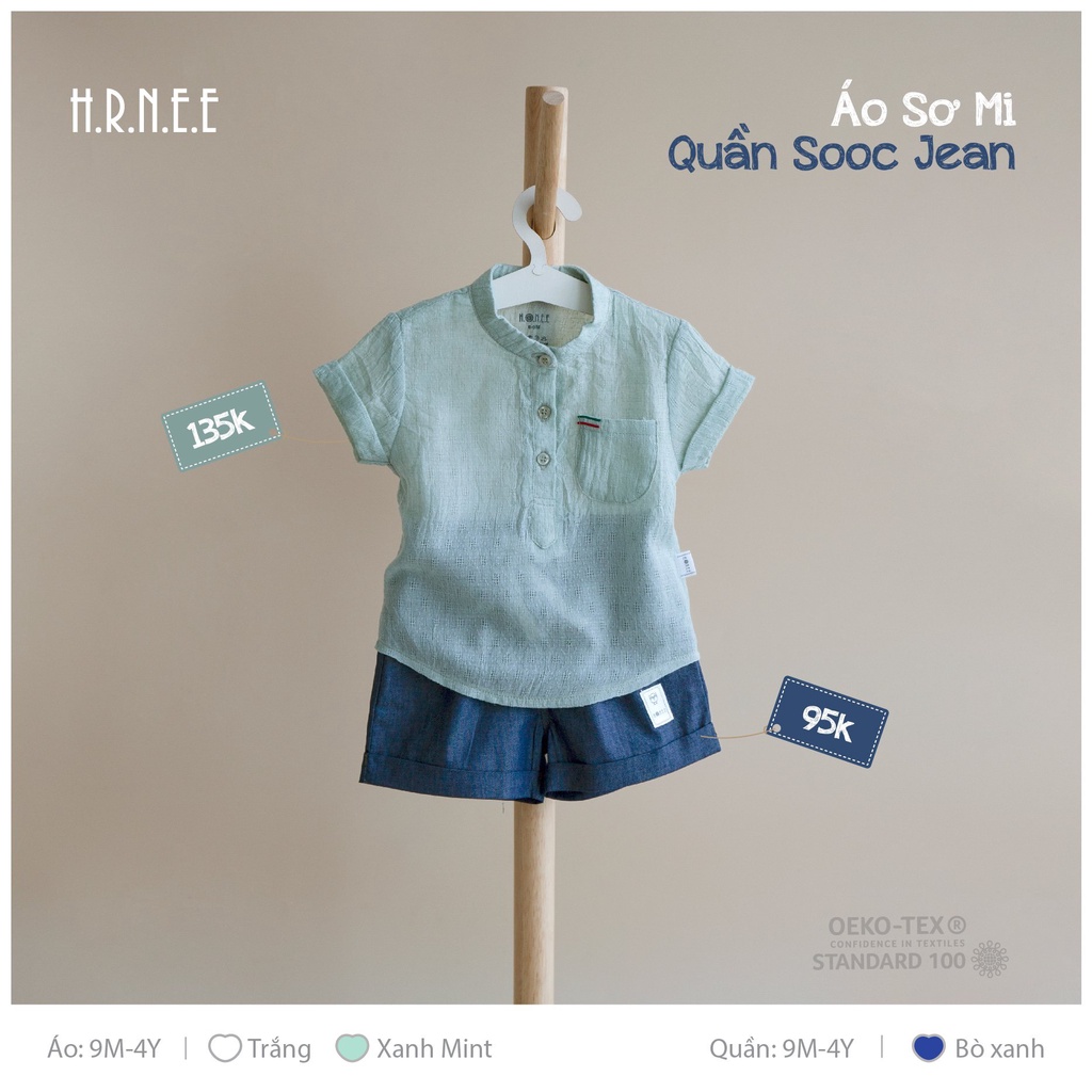 Set quần, áo Hrnee cho bé 8kg - 16kg
