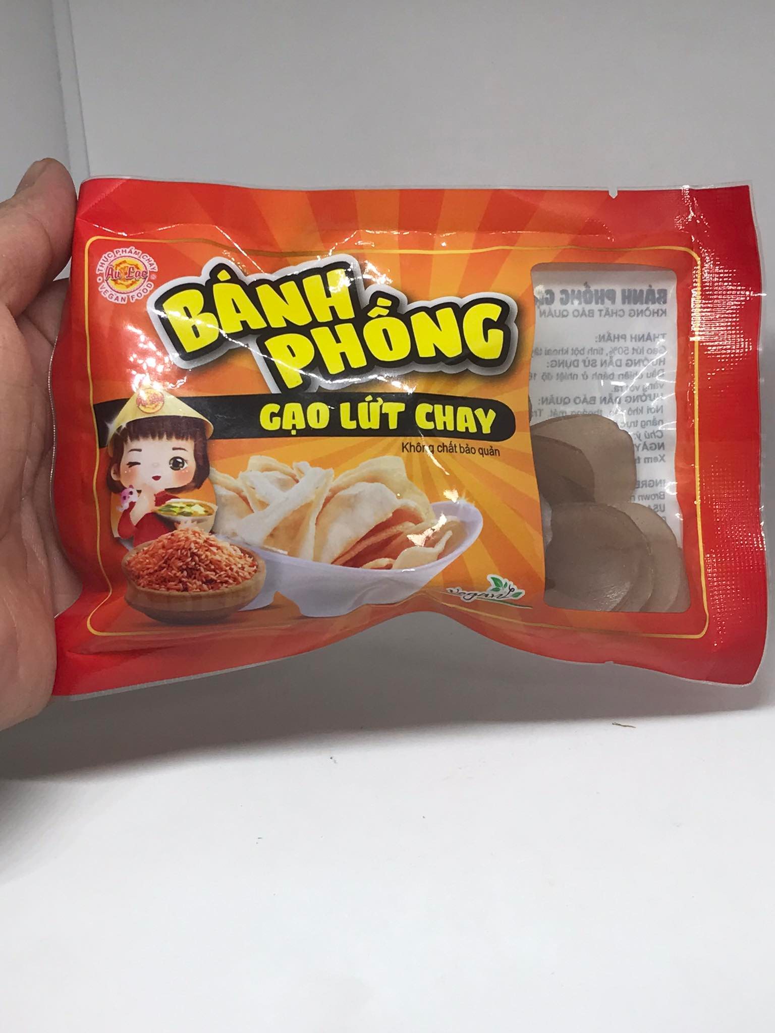 Bánh Phồng Chay Âu Lạc - Gói 80g