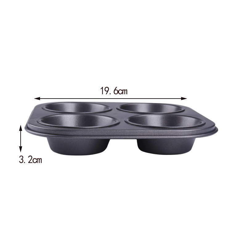 Khuôn Cupcake 4, CHỐNG DÍNH, nhỏ gọn